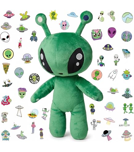 Amazon.com: OSOCU 13.5in Adorable Green Alien Plush Toy | Ultra